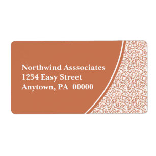 Etiqueta de Entrega abstrato Scribbles