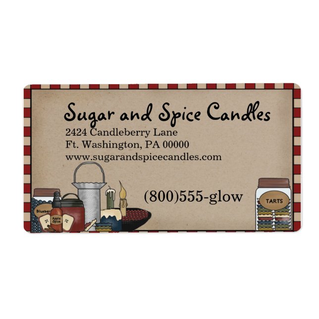 Etiqueta de Entrega da Vela do País Primitivo e Ce (Frente)