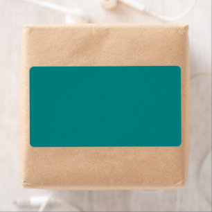 Etiqueta de Entrega Teal