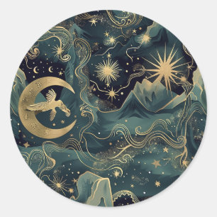 Etiqueta de Envelope Astrologico da mitologia greg