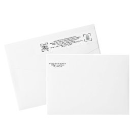 Etiqueta de Envelope Branco Anti-Furto – Devolver 