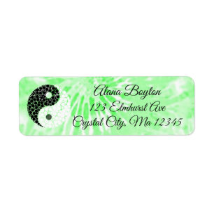 Etiqueta de Envio de Devolução Personalizada Verde