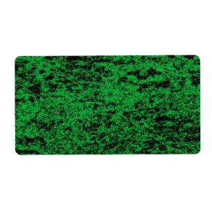 Etiqueta de envio de mármore preto-verde