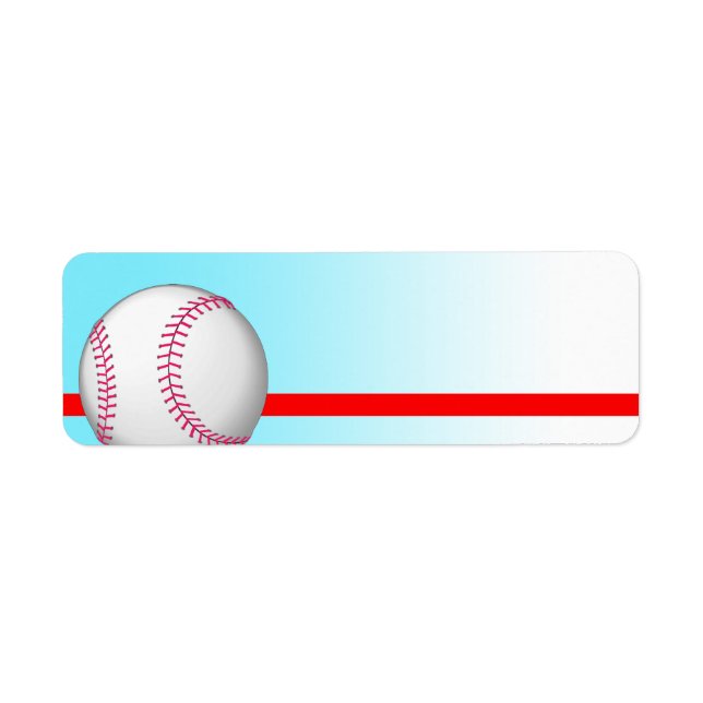 Etiqueta de Esporte de Baseball (Frente)