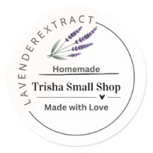 Etiqueta de Extrato de lavanda Personalizada para 