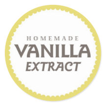 Etiqueta de Extrato de Vanilla