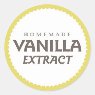 Etiqueta de Extrato de Vanilla