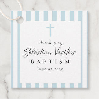 Etiqueta de Favor Baptism