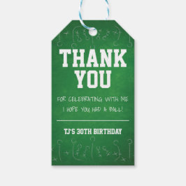 Etiqueta de Favor da Festa de aniversário de Futeb