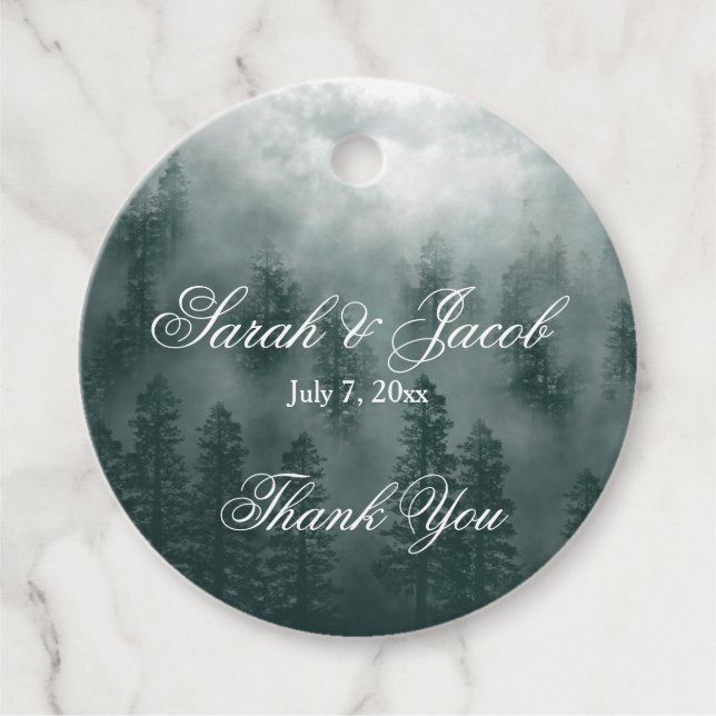 Etiqueta de Favor da Montanha Smoky (Frente)