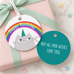 Etiqueta de Favor de Aniversário Tag de Agradecime