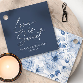 Etiqueta de Favor de Casamento Amor é Doce