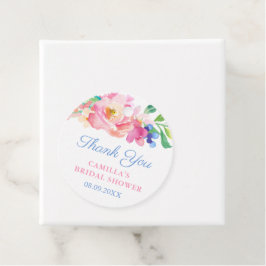 Etiqueta de Favor de Chuvinha de Bebê de Jardim de