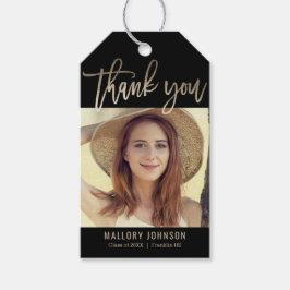 Etiqueta de Favor de Graduação de Colores EDITÁVEI