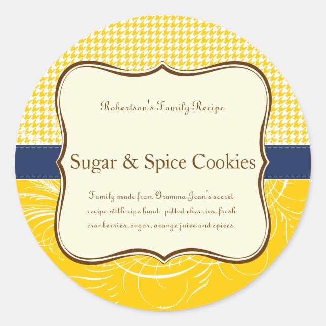 Etiqueta de Favor de Verão (Frente)