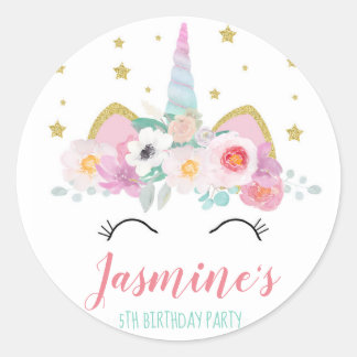 etiqueta de favor do adesivo de festa de aniversár