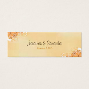 Etiqueta de Favor do Casamento de Casamento Dourad