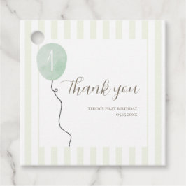 Etiqueta de Favor do Ganso do Bobo Verde Sage