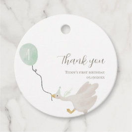 Etiqueta de Favor do Ganso Verde Bobo Sage