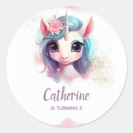 Etiqueta de Favor do Unicorn