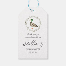 Etiqueta de favor, etiqueta de Mallard Favor,