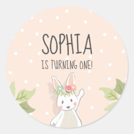 Etiqueta de Favor Some Bunny Adesivo Cupcake Toppe