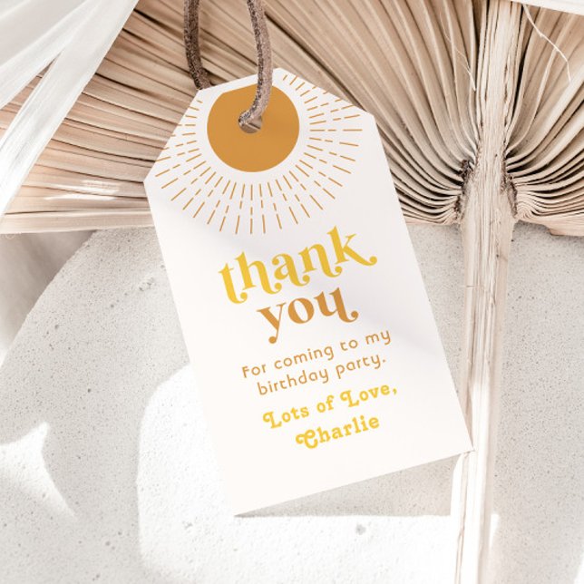 Etiqueta de favorecimento da Festa de aniversário  (Criador carregado)