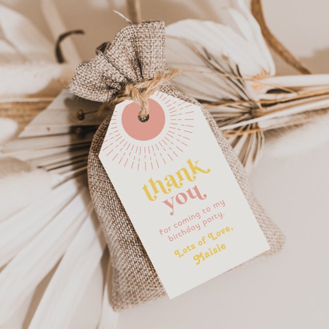 Etiqueta de favorecimento da Festa de aniversário  (Criador carregado)