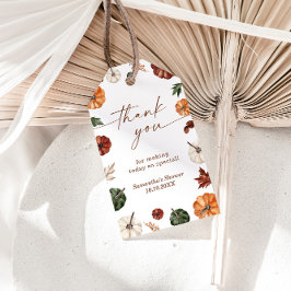 Etiqueta de favorecimento do Chá de abóbora, queda