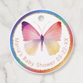 Etiqueta de favorecimento do Chá de fraldas borbol