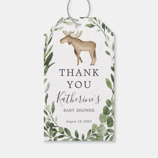 Etiqueta de favorecimento do Chá de fraldas Lumber (Frente)