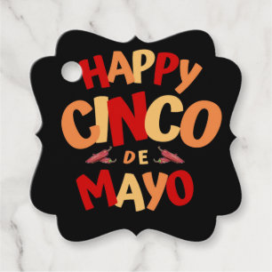 Etiqueta de Favorito Cinco De Mayo