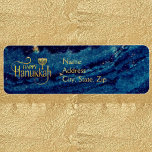 Etiqueta de 🕎 Feliz Hanukah Menorah<br><div class="desc">Etiqueta de 🕎 Feliz Hanukah Menorah</div>