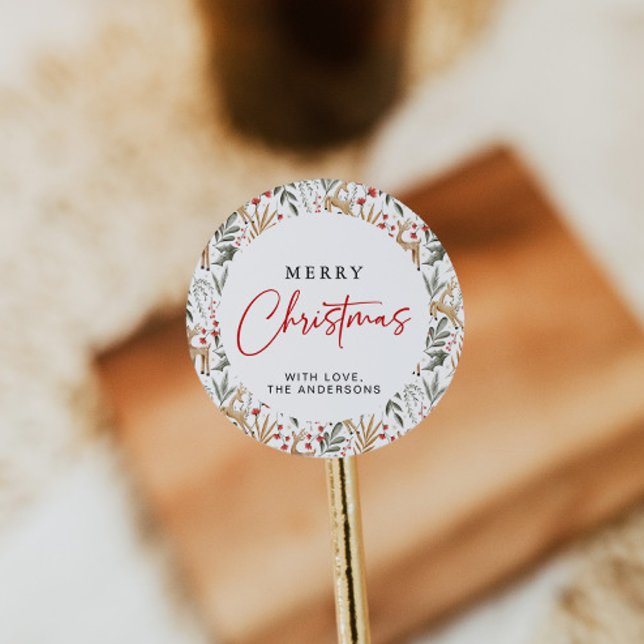 Etiqueta de Férias do Vinheta de Natal Scandi (Criador carregado)