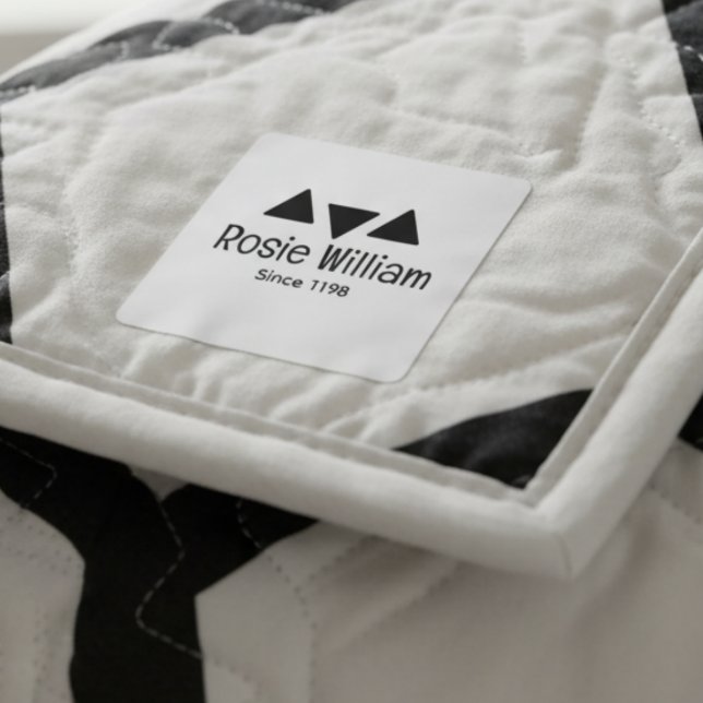 Etiqueta de Ferro Moderno Personalizado em Vestuár (Criador carregado)