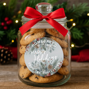 Etiqueta de Folha de Biscoitos de Natal Caseiros P