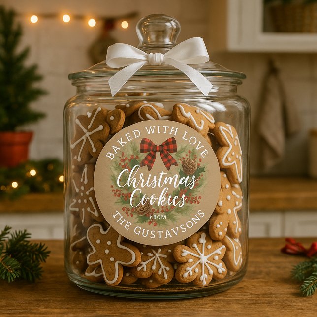 Etiqueta de Folha de Biscoitos de Natal Caseiros P (Criador carregado)