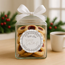 Etiqueta de Folha de Biscoitos de Natal Caseiros P