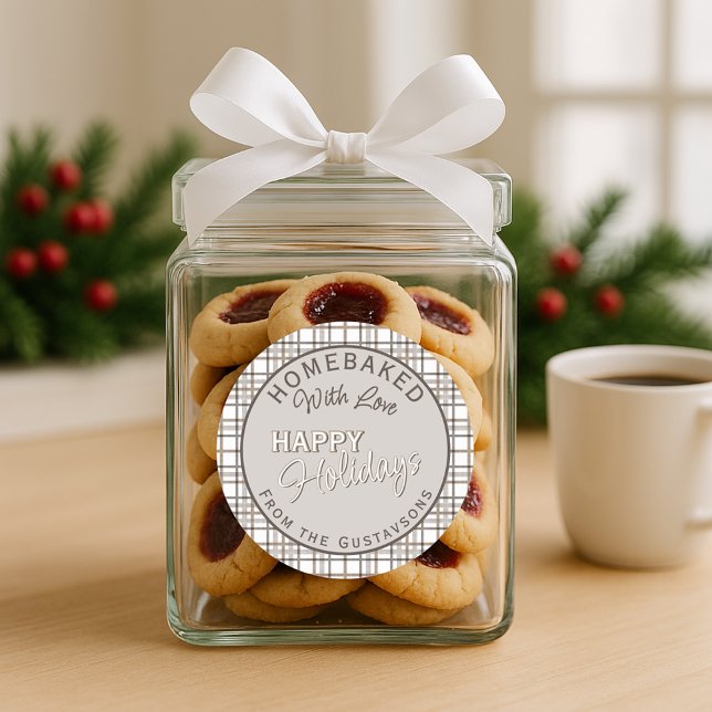 Etiqueta de Folha de Biscoitos de Natal Caseiros P (Criador carregado)