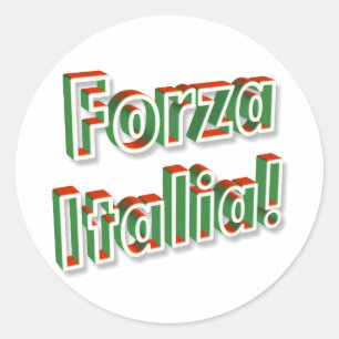 Etiqueta de "Forza Italia"
