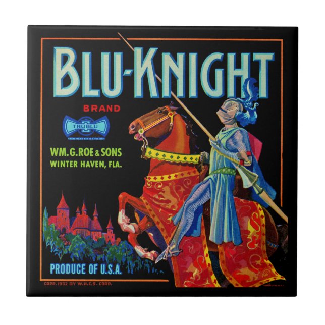 Etiqueta de Fruta do Blu Knight (Frente)