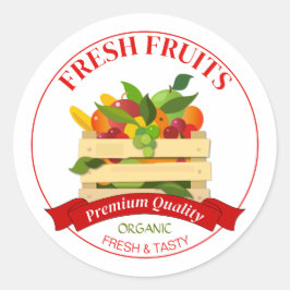 Etiqueta de Fruta Fresca