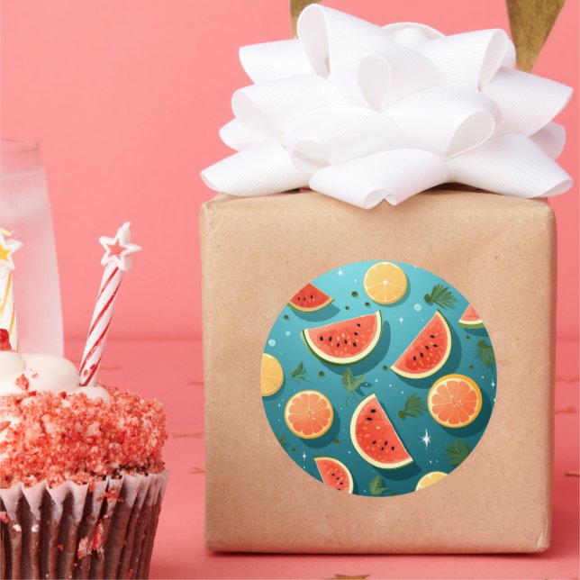 Etiqueta de frutas cômoda (Festa)