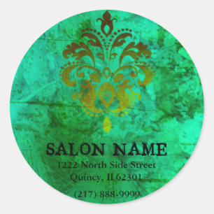 Etiqueta de gama alta do negócio