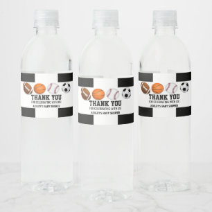 Etiqueta de Garrafa de Água para Chás de fraldas D