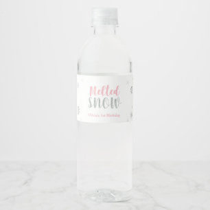 Etiqueta de Garrafa de Água para Festa de Aniversá