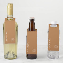 Etiqueta de Hanger para Garrafa de Boas-Vindas Min