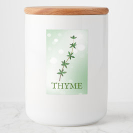 Etiqueta de Herbos Thyme