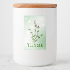 Etiqueta de Herbos Thyme
