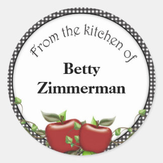 Etiqueta de Jar da Apple personalizada